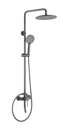 Sisteme de dus - Coloană duș completă PALMFIELD, cu montaj pe perete - gun metal