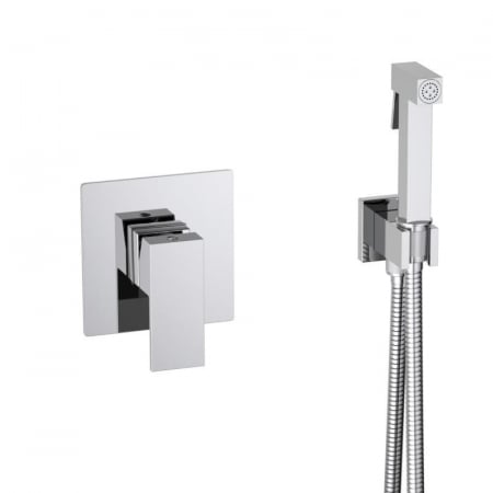 Baterii bideu și duș igienic - Duș igienic CUBEFIELD, încastrat în perete – Crom