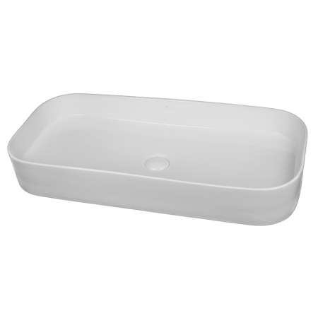 Lavoare - Lavoar pe blat Fluminia, Capri 85, dreptunghiular, alb