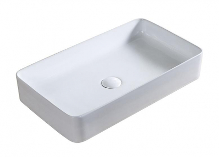 Outlet - Lavoar dreptunghiular FARGO, din porțelan, montaj pe blat 60X34CM - alb