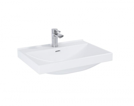 Obiecte sanitare - Lavoar dreptunghiular MAXXI, din porțelan, încorporabil 60X46cm - alb