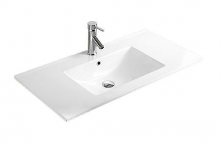 Outlet - Lavoar dreptunghiular MEDFORD, din porțelan, încorporabil, 60x46cm - alb