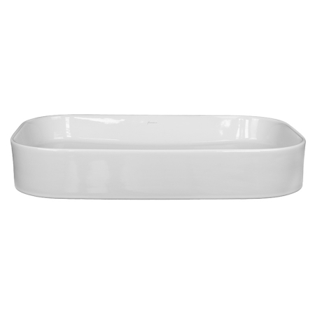 Lavoar pe blat Fluminia Capri 65, dreptunghiular, 65 x 38 cm, alb lucios [3]