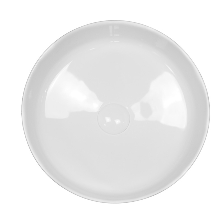 Lavoar pe blat Fluminia, Jasmin, rotund, diametru 37,5 cm, alb [2]