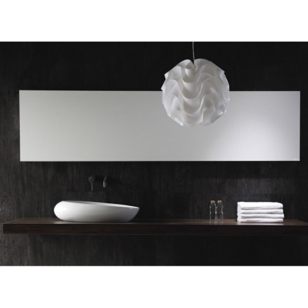 Lavoar pe blat Fluminia Maxi-Egg, oval, 66 x 46 cm, alb [5]