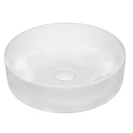 Lavoare - Lavoar pe blat Fluminia Alice, rotund, diametru 40 cm, alb