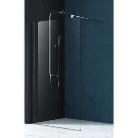 Paravane de dus walk-in - Paravan de dus Walk In Mediterraneo, Foxy, 100 x 200 cm, easy clean, crom