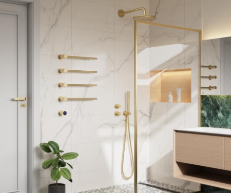 Radiatoare electrice - Radiator electric TUBELINE – Auriu periat