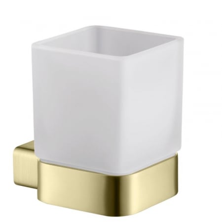 Outlet - Suport pentru pahar din sticlă MONO – Auriu periat