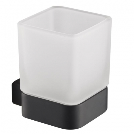 Outlet - Suport pentru pahar din sticlă MONO – Negru mat