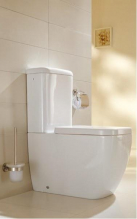 Vas WC OHIO Stativ, cu Rezervor Inclus – Alb Lucios (2BOX) [1]