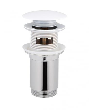 Sifoane, ventile si racorduri - Ventil de scurgere click-clack pentru lavoar - alb