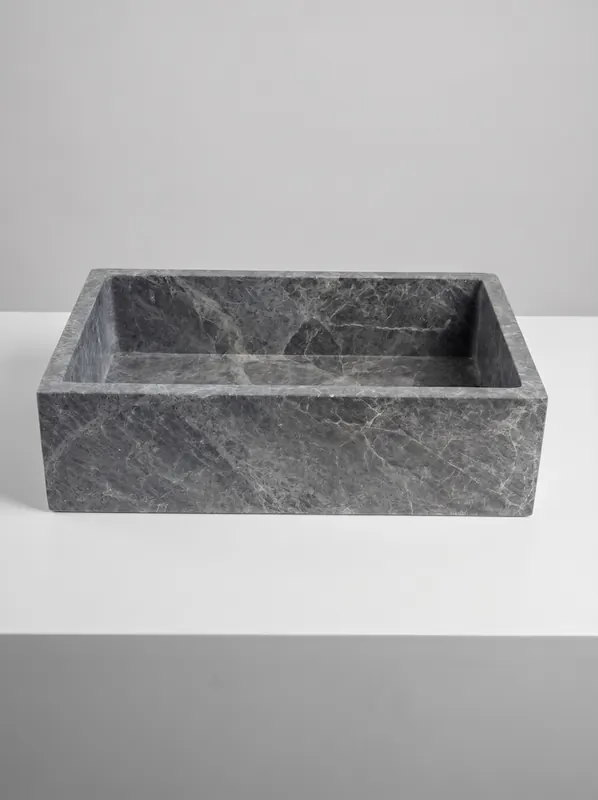 Chiuvetă baie GREY POLISHED MARBLE SINK [2]