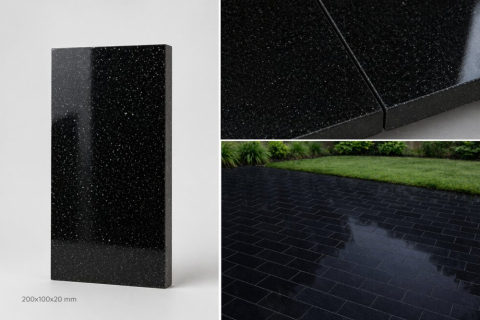 Pavaj - Granit Absolute Black Polished