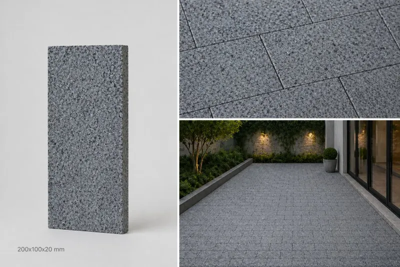Produse - Granit Steel Grey Flamed