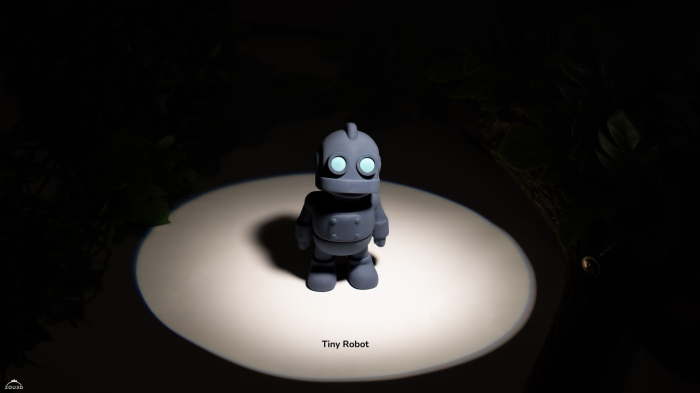 Figurină Articulată "Tiny Robot" Imprimată 3D | Jucărie Fidget Robot Vintage | Decor Birou Sci-Fi [2]