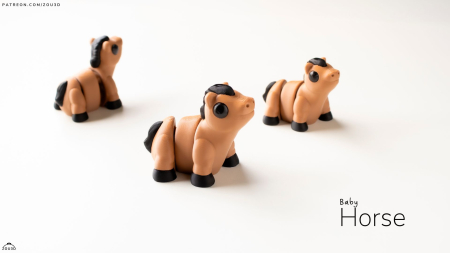 Artipets - Figurină Articulată "Baby Horse" Imprimată 3D