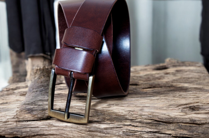 Curea bărbați din piele tăbăcită vegetal – Artiss Corium [5]