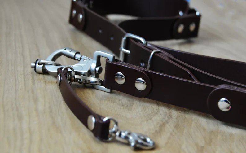 Curea foto crossbody din piele tabacita vegetal – Artiss Corium [3]