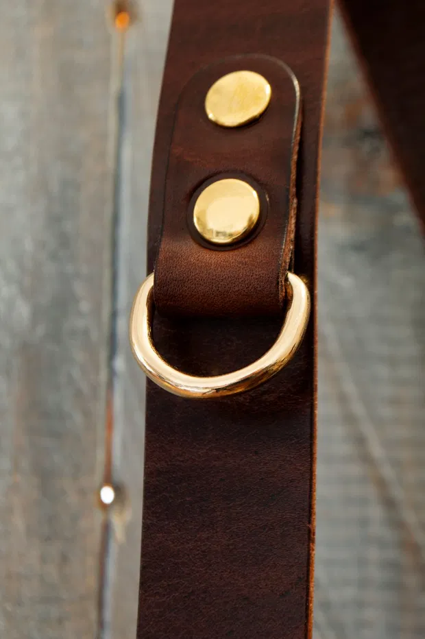 Curea foto handmade din piele naturală model clepsidra– DSLR & Mirrorless | Artiss Corium - [2]