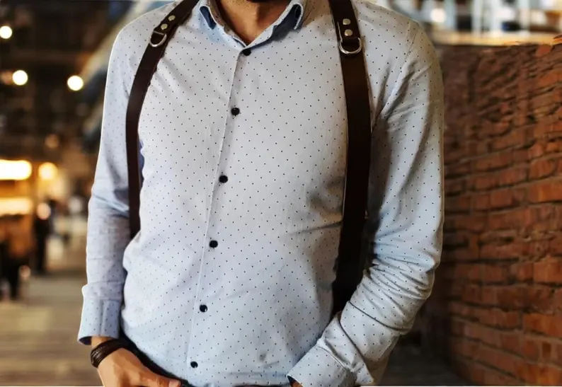 Curea foto handmade din piele naturală model clepsidra– DSLR & Mirrorless | Artiss Corium - [9]