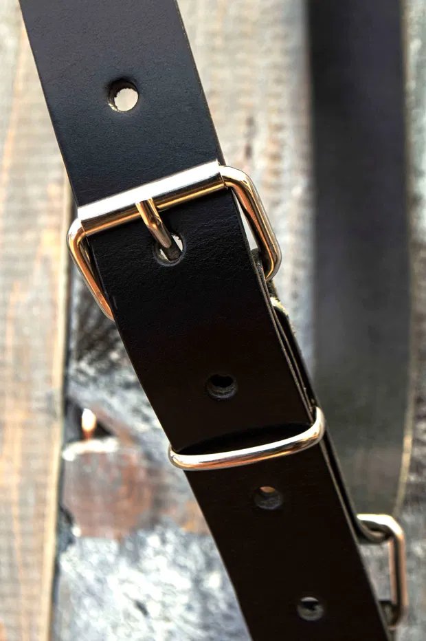 Curea foto handmade din piele naturală model clepsidra– DSLR & Mirrorless | Artiss Corium - [6]