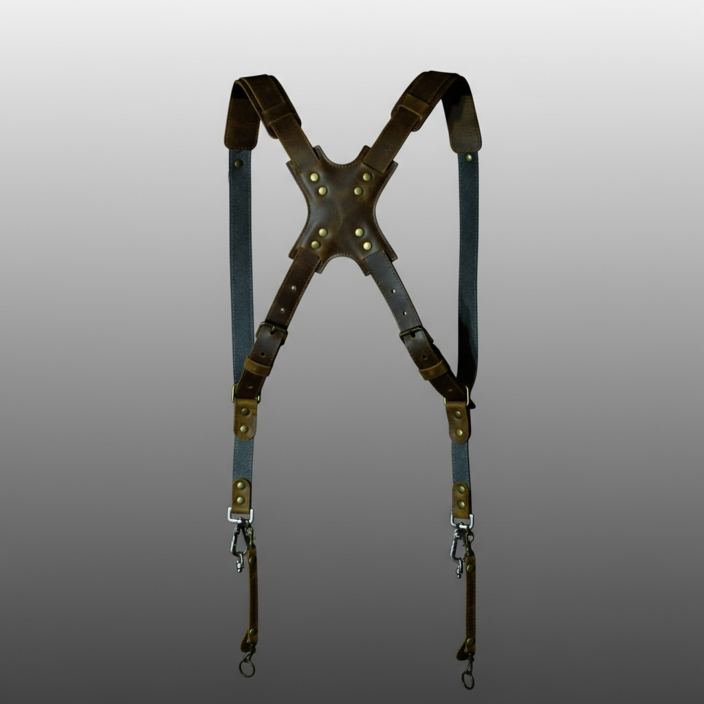 Ham dublu pentru fotografi piele Crazy Horse [2]