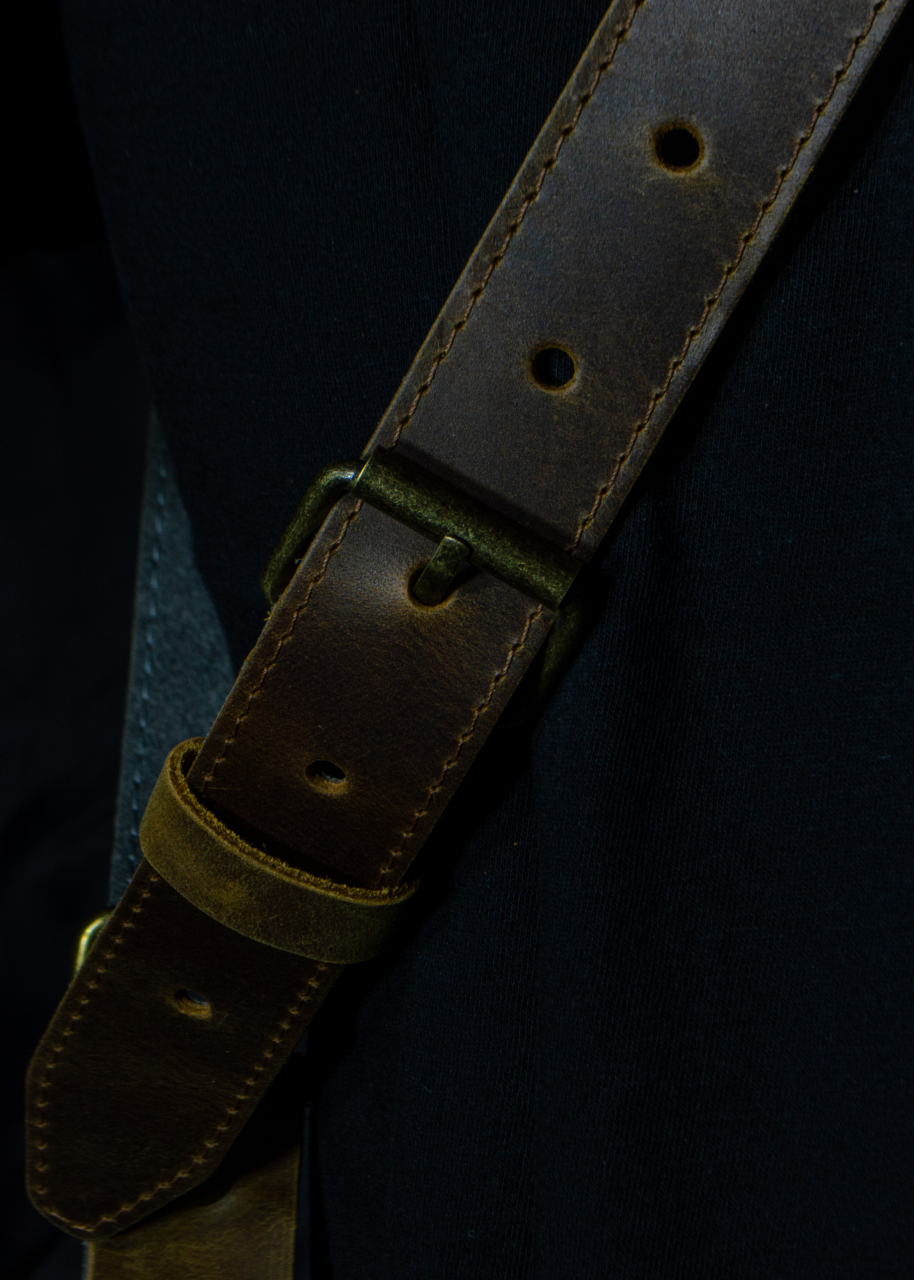 Ham dublu pentru fotografi piele Crazy Horse [4]