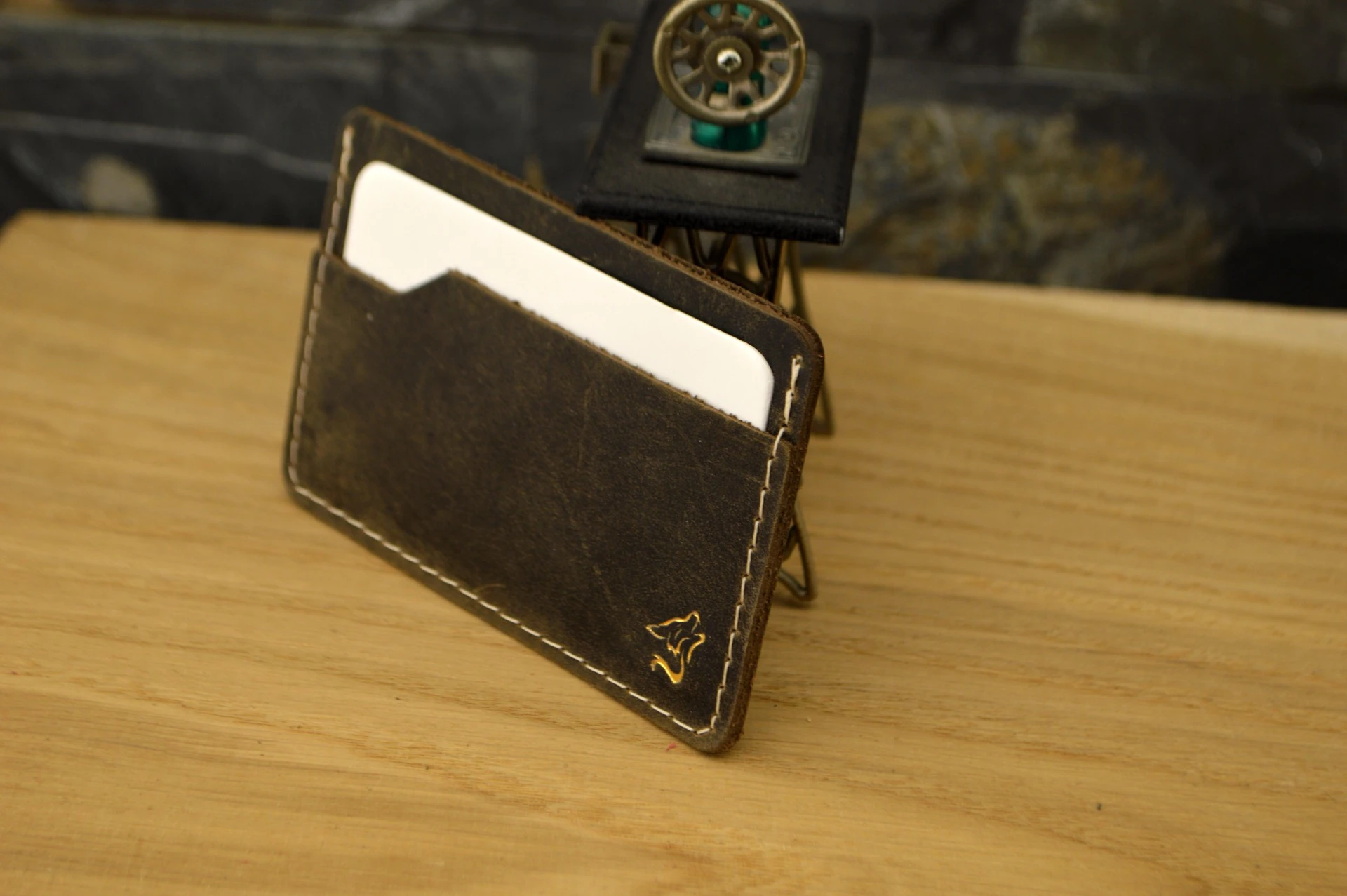 Portcard din piele naturală – Cardholder subțire pentru uz zilnic – Artiss Corium [2]