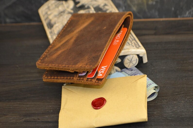 Portofel din piele naturală Crazy Horse – durabil, compact, autentic – Artiss Corium [4]