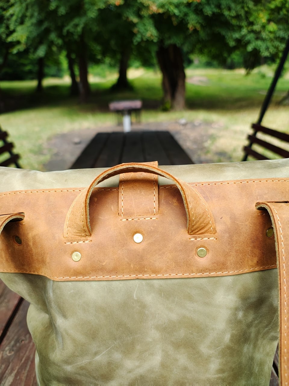 Rucsac din piele naturală – Design vintage și funcționalitate premium [3]