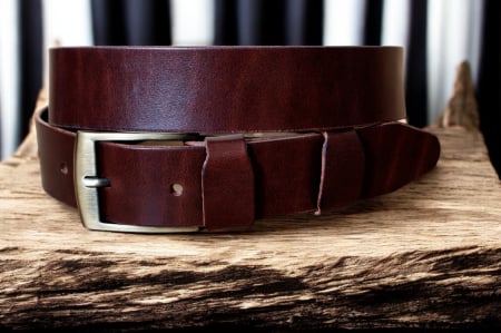 Curele - Curea bărbați din piele tăbăcită vegetal – Artiss Corium