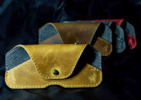 Etui pentru ochelari din piele naturală v03  – protecție elegantă și stil autentic – Artiss Corium [17]