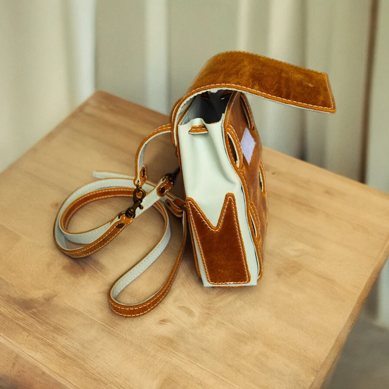 Geantă duo din piele naturală – Design minimalist și calitate premium [1]