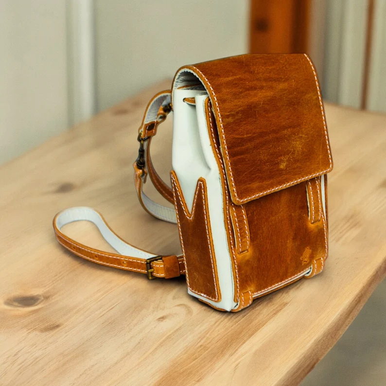 Geantă duo din piele naturală – Design minimalist și calitate premium [5]