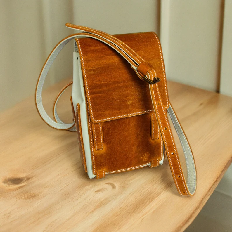 Genti si  rucsacuri - Geantă duo din piele naturală – Design minimalist și calitate premium