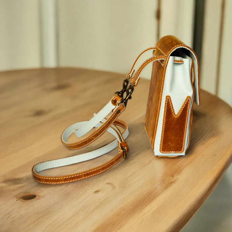 Geantă duo din piele naturală – Design minimalist și calitate premium [4]