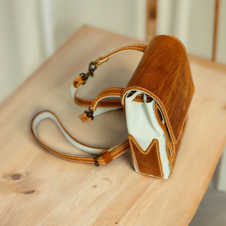 Geantă duo din piele naturală – Design minimalist și calitate premium [2]