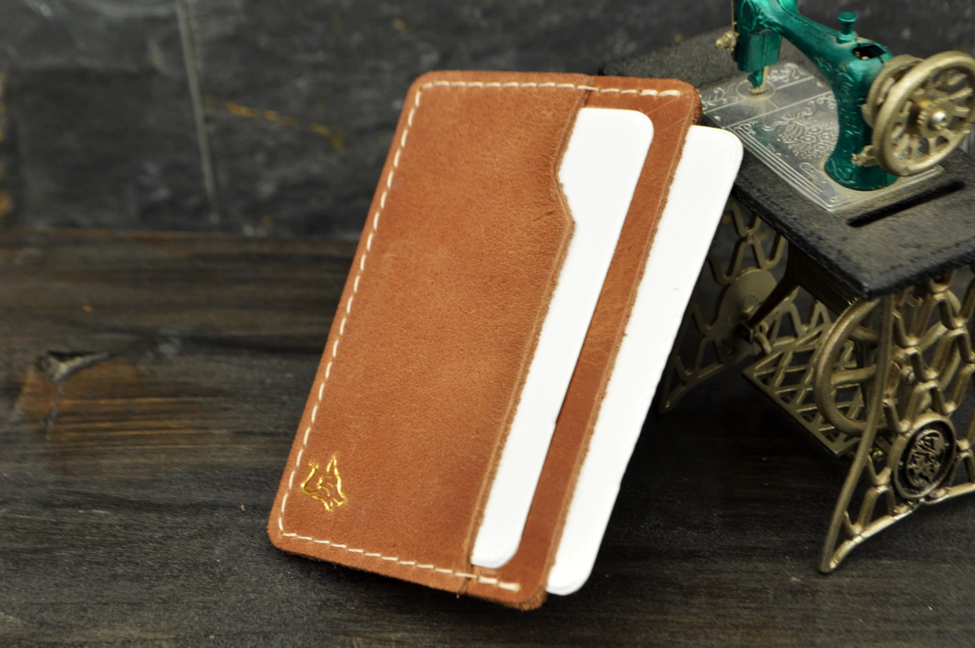 Portcard din piele naturală – Cardholder subțire pentru uz zilnic – Artiss Corium [4]