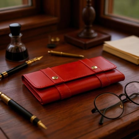 Portofele - Portofel din piele pentru femei – Piele vegetală 02– Artiss Corium