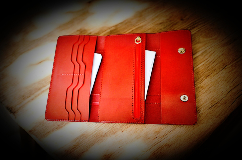 Portofel din piele pentru femei – Piele vegetală 02– Artiss Corium [4]