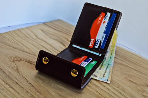 Portofel din piele vegetala pentru bărbați  2 capse PB002 – Artiss Corium [5]