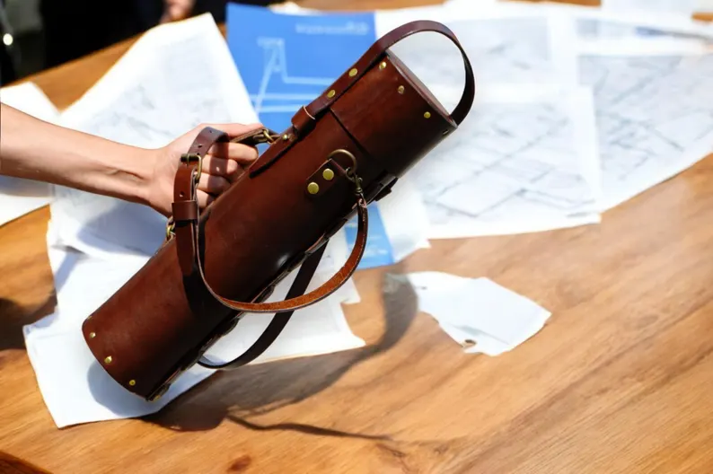 Tub document din piele naturală pentru arhitecți – Artiss Corium [6]