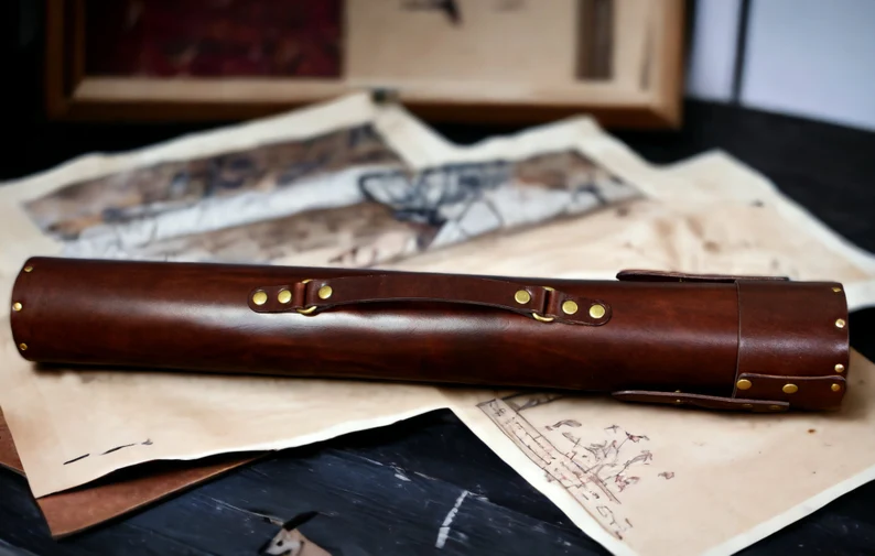 Tub document din piele naturală pentru arhitecți – Artiss Corium [4]