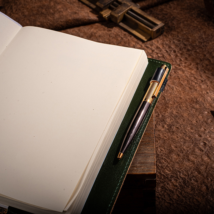 Agenda Ruf, piele naturala, albastru [6]