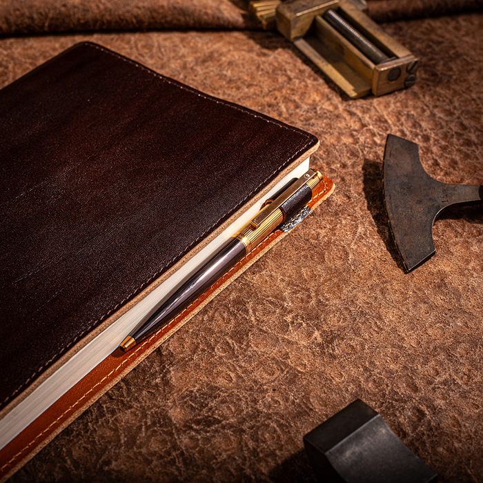 Agenda Ruf, piele naturala, maro [3]