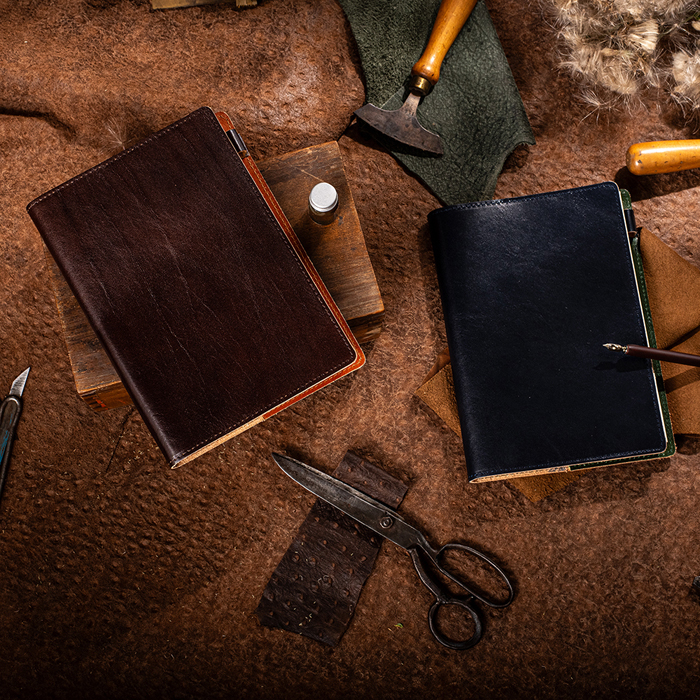 Agenda Ruf, piele naturala, maro [8]