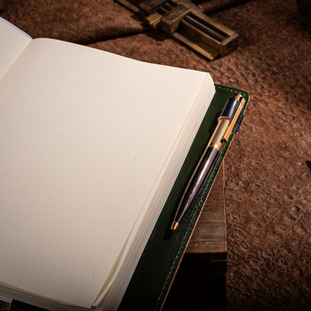 Agenda Ruf, piele naturala, albastru [5]