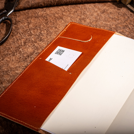 Agenda Ruf, piele naturala, maro [6]