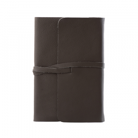 Piele naturală - Jurnal Vintage, piele naturala, gri